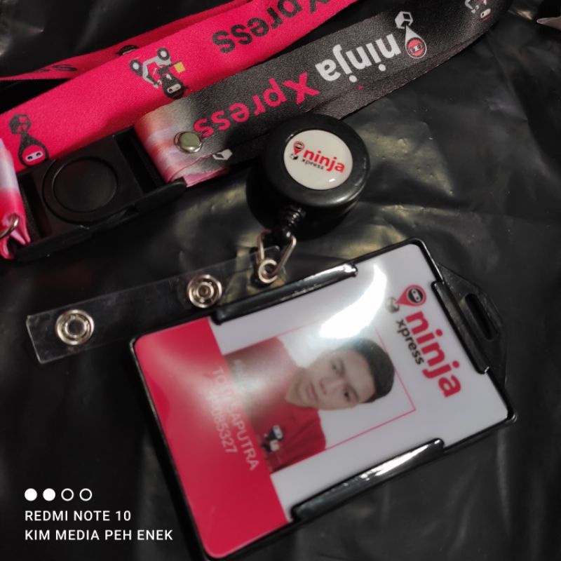 

NINJA EXPRESS" LANYARD ID CARD - TALI ID NINJA EXPRES"-PRINTING FULL-READY STOK