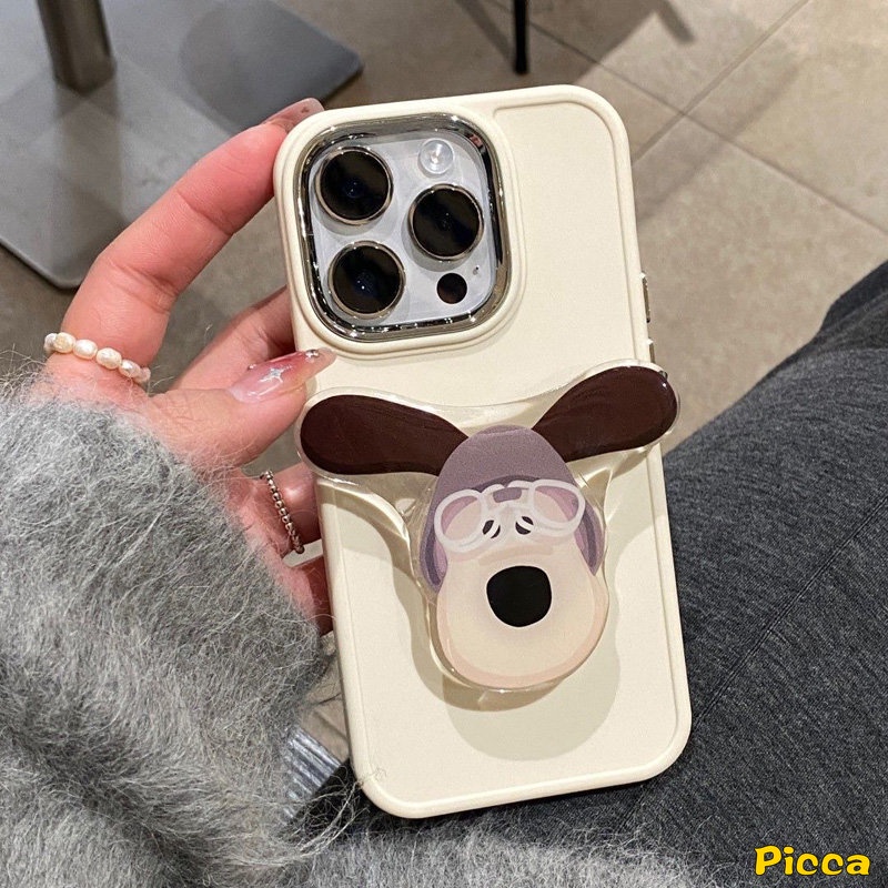 Ins Korea Kupu-Kupu Lucu Puppy Cute Cat Bracket Phone Grip Holder Cincin Kartun Beruang Anjing Yang Indah Fashion Pisang Goreng Universal Scalable Phone Stand Holder