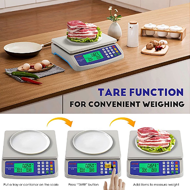 Timbangan Buah 30kg /Digital Computing Scale/Timbangan digital/Electronic scale for fruits, meat and vegetables Timbangan elektronik/Serbaguna _40 KG