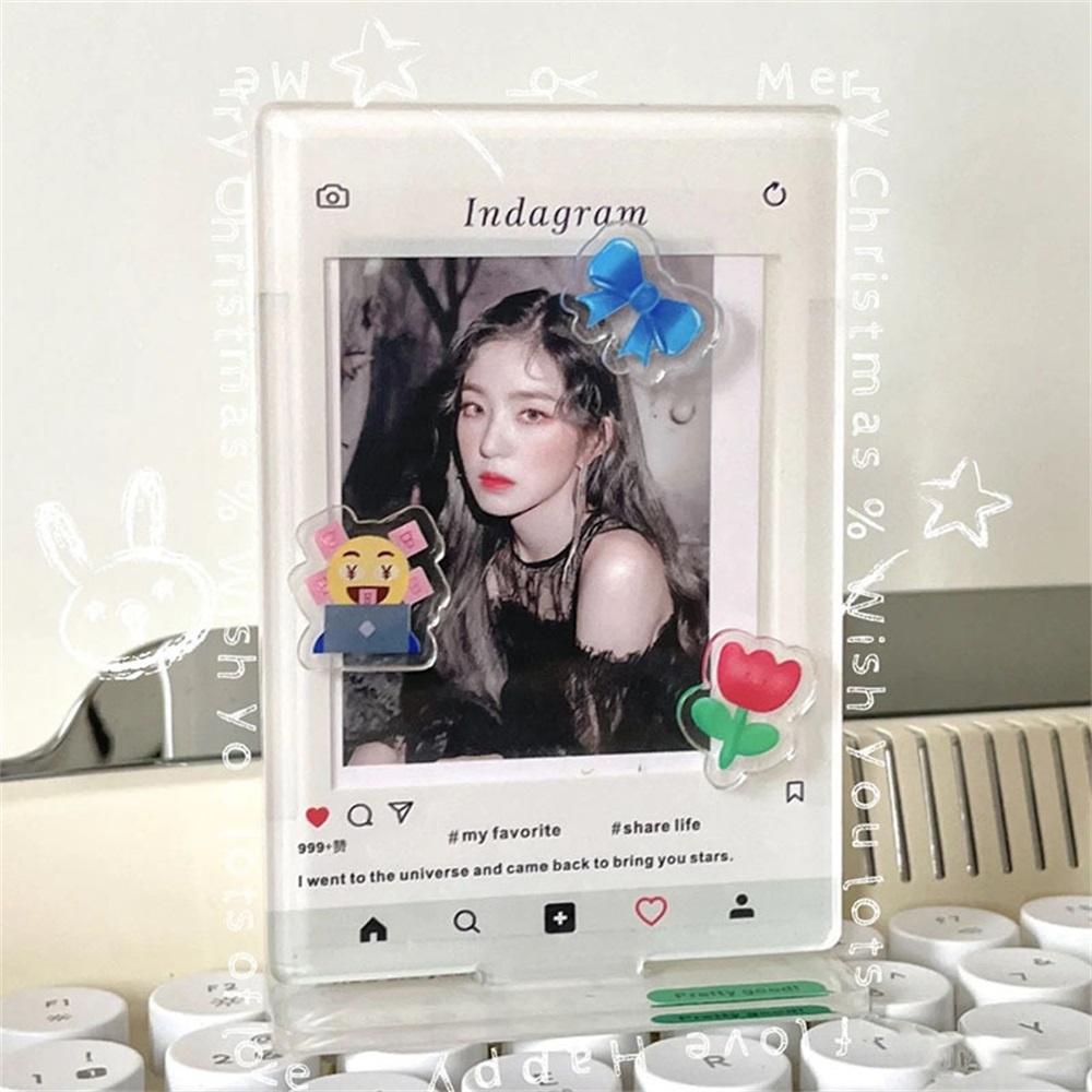 Bingkai Foto Akrilik DIY Dengan Hiasan Emoji Inspired TT