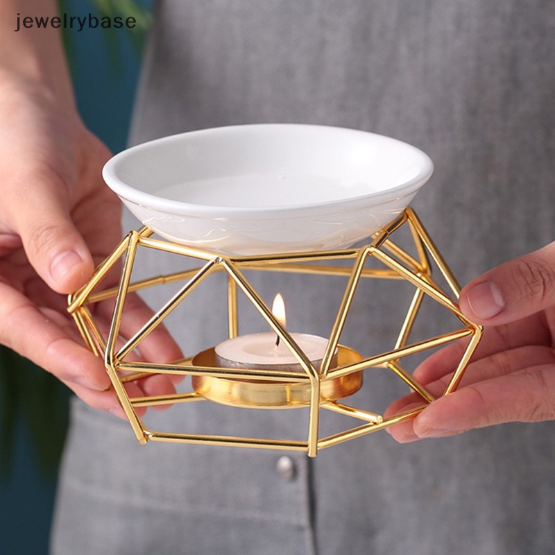 [jewelrybase] Alat Penghangat Diffuser Dupa Wangi Geometris Tahan Lama Butik