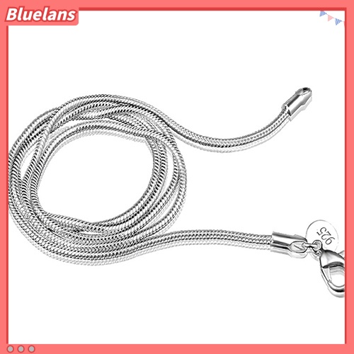 [BLS] Kalung Gesper Lobster Rantai Ular Desain Sederhana Wanita925 Sterling Silver 2mm