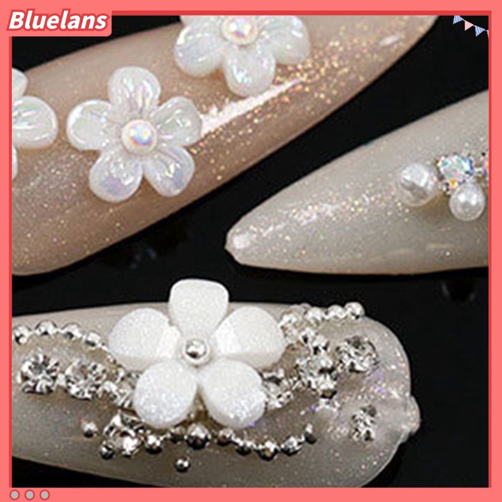 [BLM] 1tas Pesona Kuku Berkilau Mempesona Efek Visual Bentuk Kreatif Mudah Diterapkan Plastik Busur-Simpul Gaya Perhiasan Kuku DIY Craft Ornamen Perlengkapan Kuku