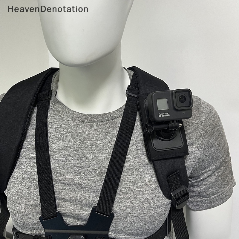 [HeavenDenotation] Klip Ransel Putar 360derajat Untuk Insta 360x3 Chest Shoulder Clamp Mount HDV