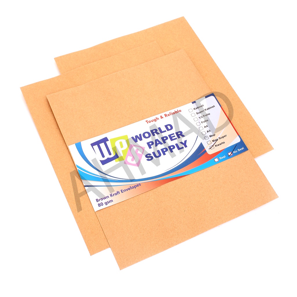 

WPS - Amplop Coklat Kwarto No Seal - Pack