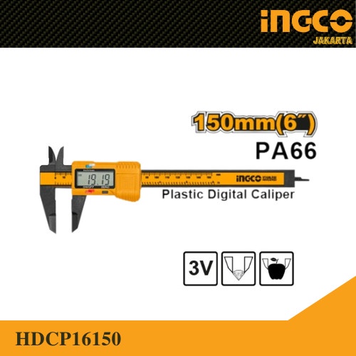 Sigmat Sikmat Jangka Sorong Digital Caliper (150mm) INGCO HDCP16150