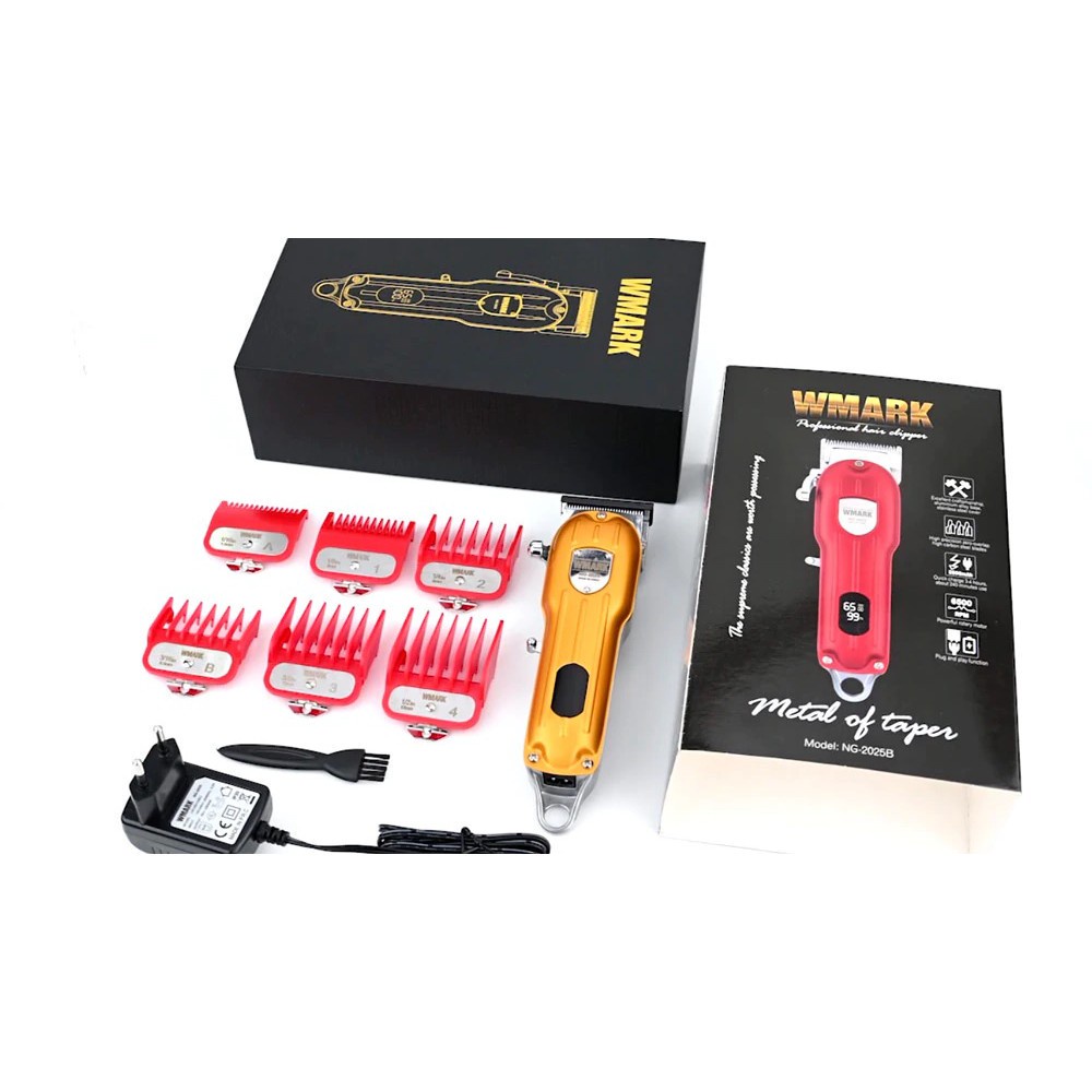 AKN88 - WMARK NG-2025B - Professional Electric Rechargeable Hair Clipper