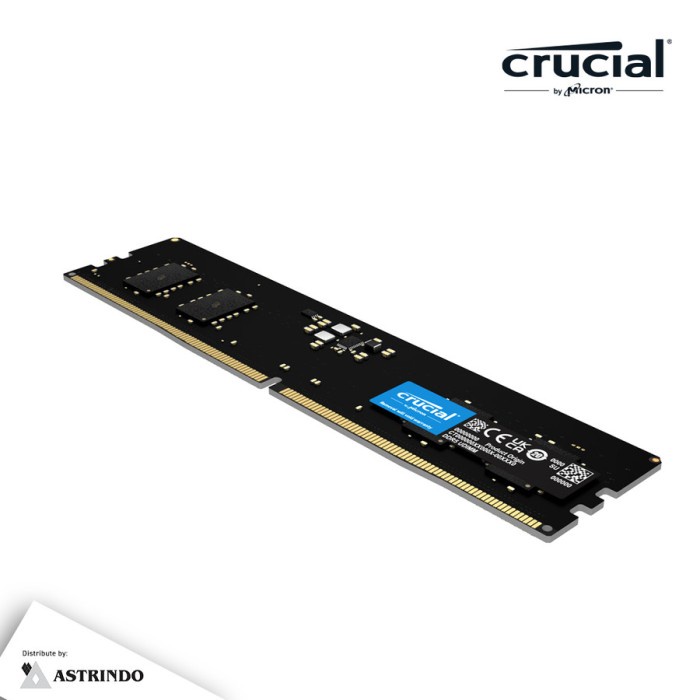 Memory Ram PC Crucial DDR5 UDIMM 8GB 16GB 32GB PC38400 4800MHz Single