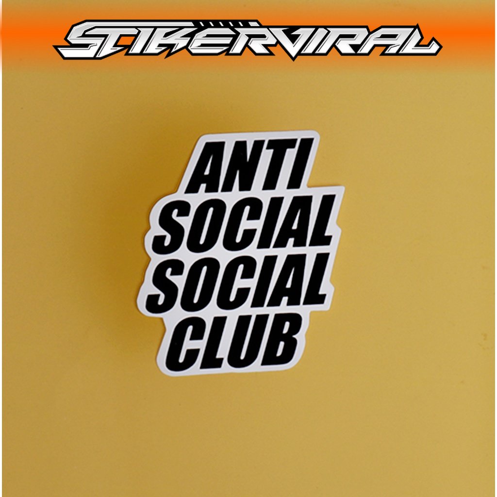 

STIKER GRAFTAC - ANTI SOSIAL - STIKER AESTHETIC LAPTOP, AKSESORIS HP, ANTI AIR, MOTIF.