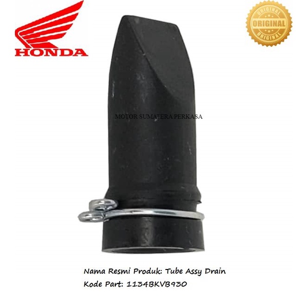 Tube Assy Drain Honda Vario 110 CW