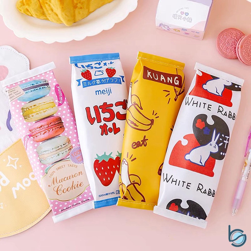 

Tempat Pensil/Kotak alat tulis/Pencil Case Motif UNIK Makanan/KOTAK PENSIL BUNGKUS SNACK - Best Stationary