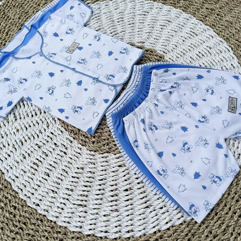 [Terbaru] ISI 6 PCS/3 Stel Bju Bayi lengan Pendek-Celana Pendek