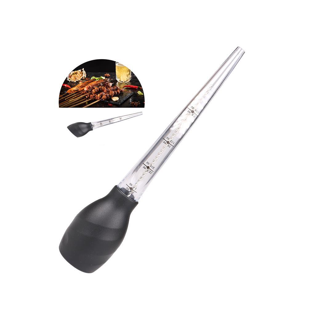 Turkey Baster Penetes Minyak Alat Barbekyu Bumbu BBQ Sedot Pompa Aksesori Masak Alat Spuit Makanan Dengan Sisik Bening