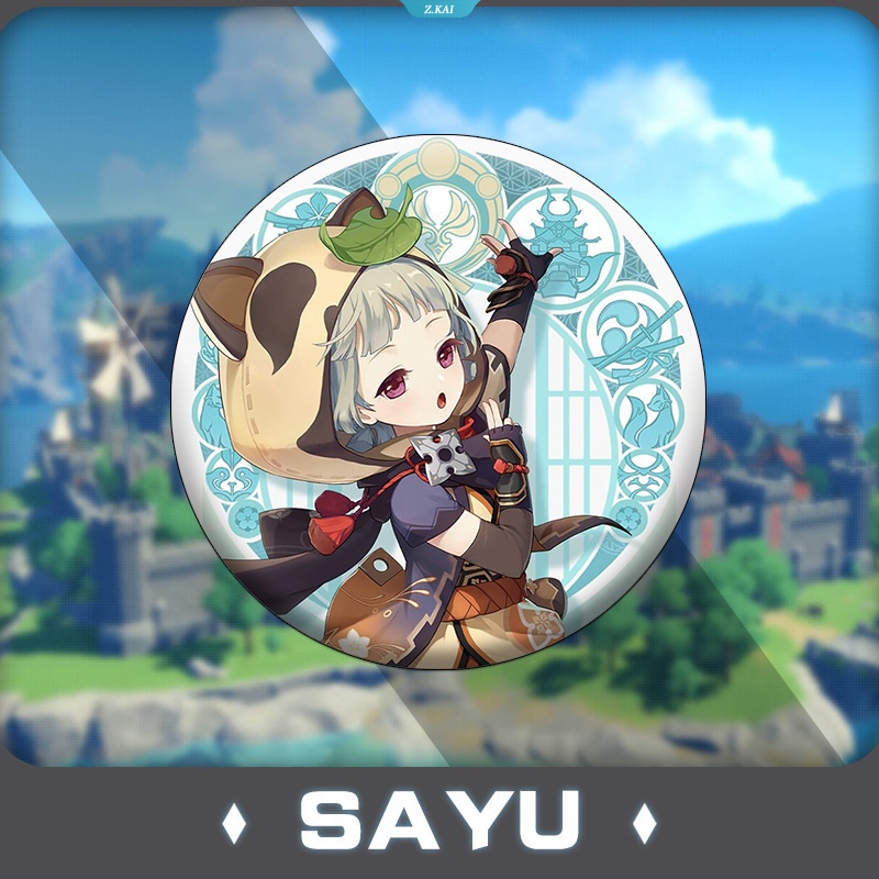 Game Genshin Impact Bros Pin Shenhe Yun Jin Yae Miko Hu Tao Cosplay Badge Aksesoris Pakaian Ransel Dekorasi Hadiah [ZK]