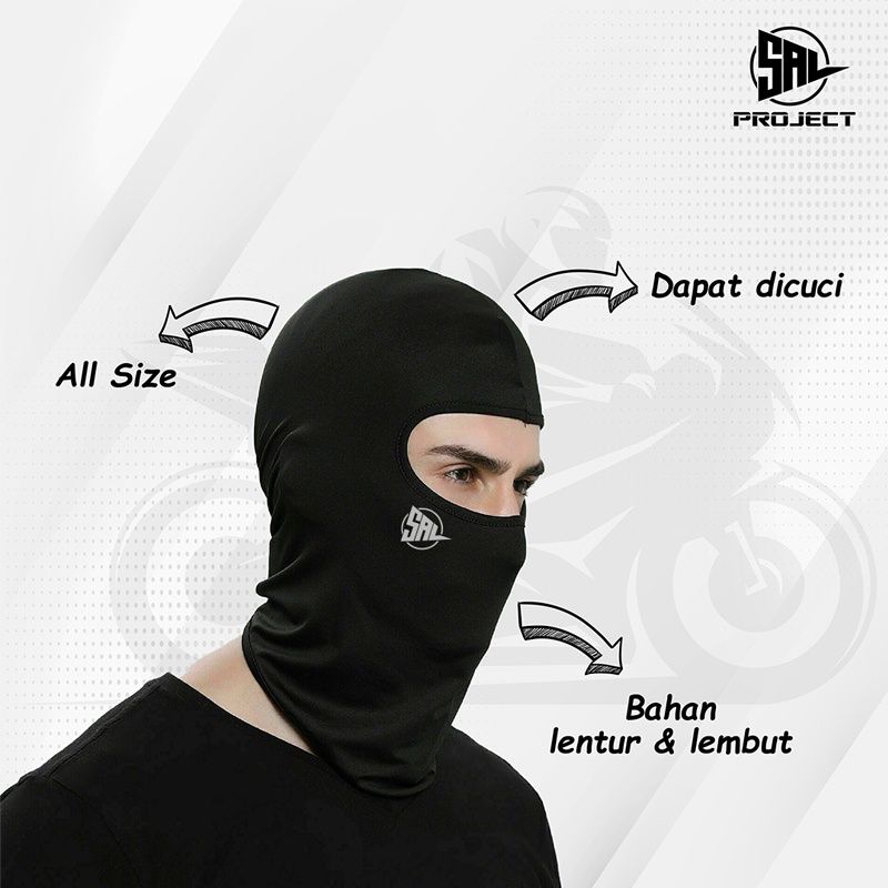 SPECTRUM BALACLAVA  MOTOR MASKER BUFF NINJA FACE MASK BAHAN PREMIUM MASKER MOTOR PRIA BISA COD MKL