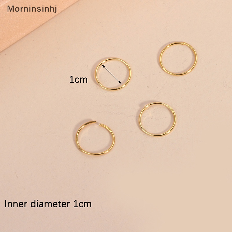 Mornin 20PCS Fashion Plag Bulat Berbentuk Hidung Cincin Hoops Untuk Wanita Pria Gadis Tubuh Perhiasan Aksesori Sederhana Kreatif Hidung Cincin id