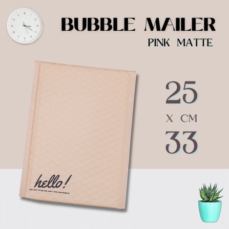 

[SC] AMPLOP BUBBLE | BUBBLE MAILER | BUBBLE PACKING OLSHOP PINK MATTE 25X33