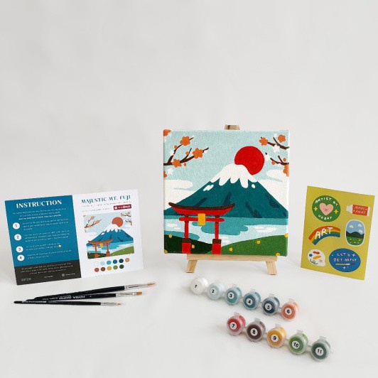 

Paint By Number Bartega - Majestic Mt. Fuji City Series - Without Easel