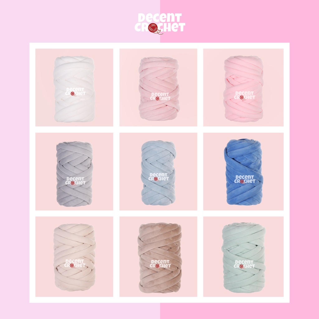 Benang Rajut Velvet Giant Chunky Yarn