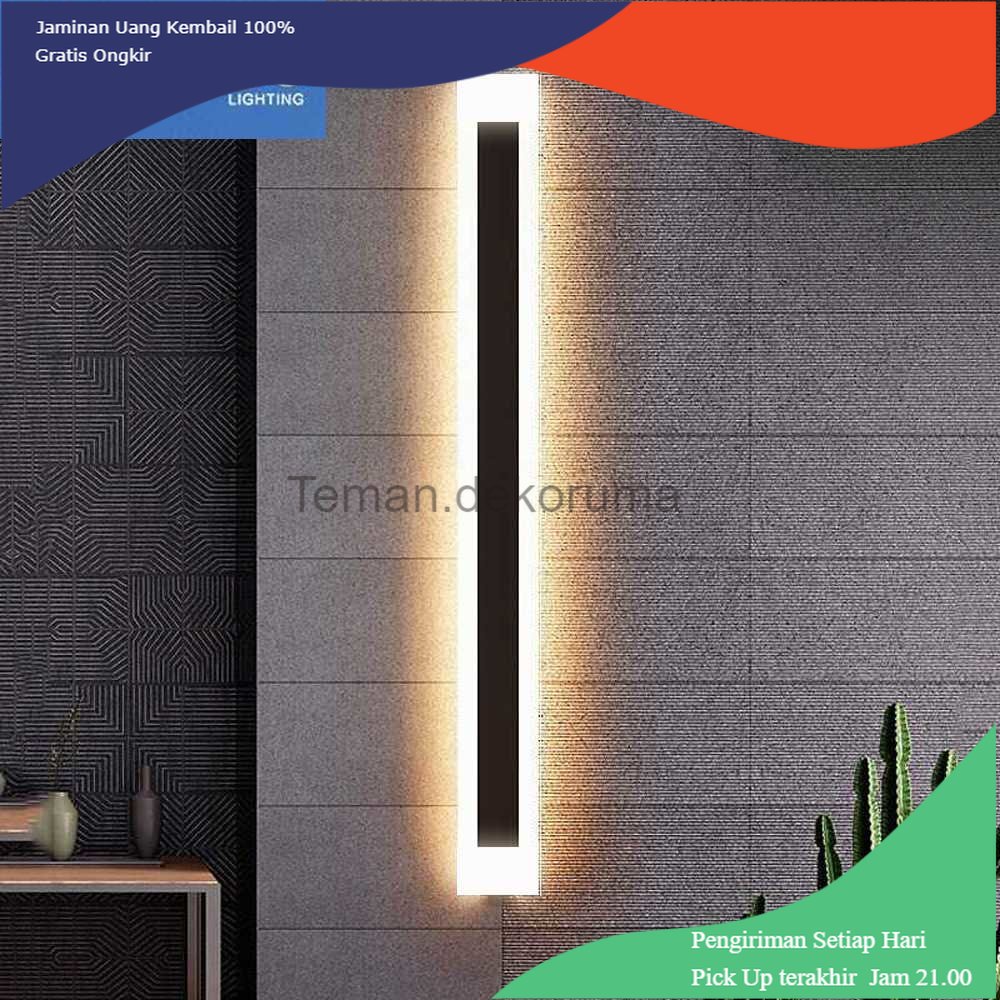 TD - LMP IISINUO Lampu Dinding Hias Outdoor Long Strip LED 12W 30 cm Warm White - IIS2220