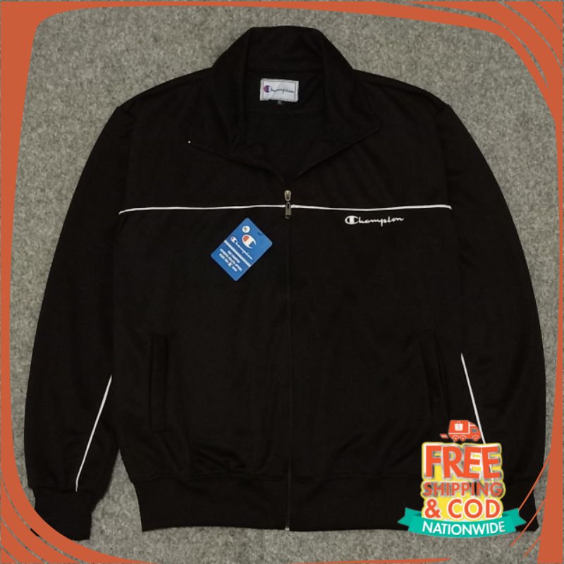 JAKET PERGI CAFE TREVELING KONSER/ Jaket Tracktop Champion Fulltag Label Pria Wanita