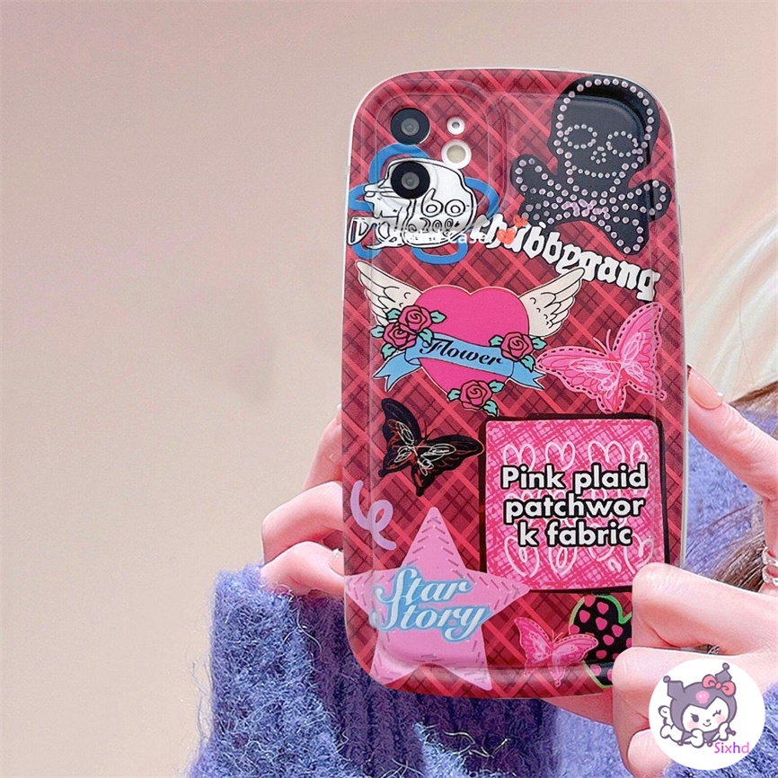 Untuk Redmi Note 12 11 11s 10s 9s 10Pro Redmi 12 12C 10C 11A 10A 9C 9T 9A A2 A1 Xiaomi 11 Lite Poco M3 X3Pro NFC Fashion Pink Love Butterfly Phone Case Lembut TPU Penutup Perlindungan