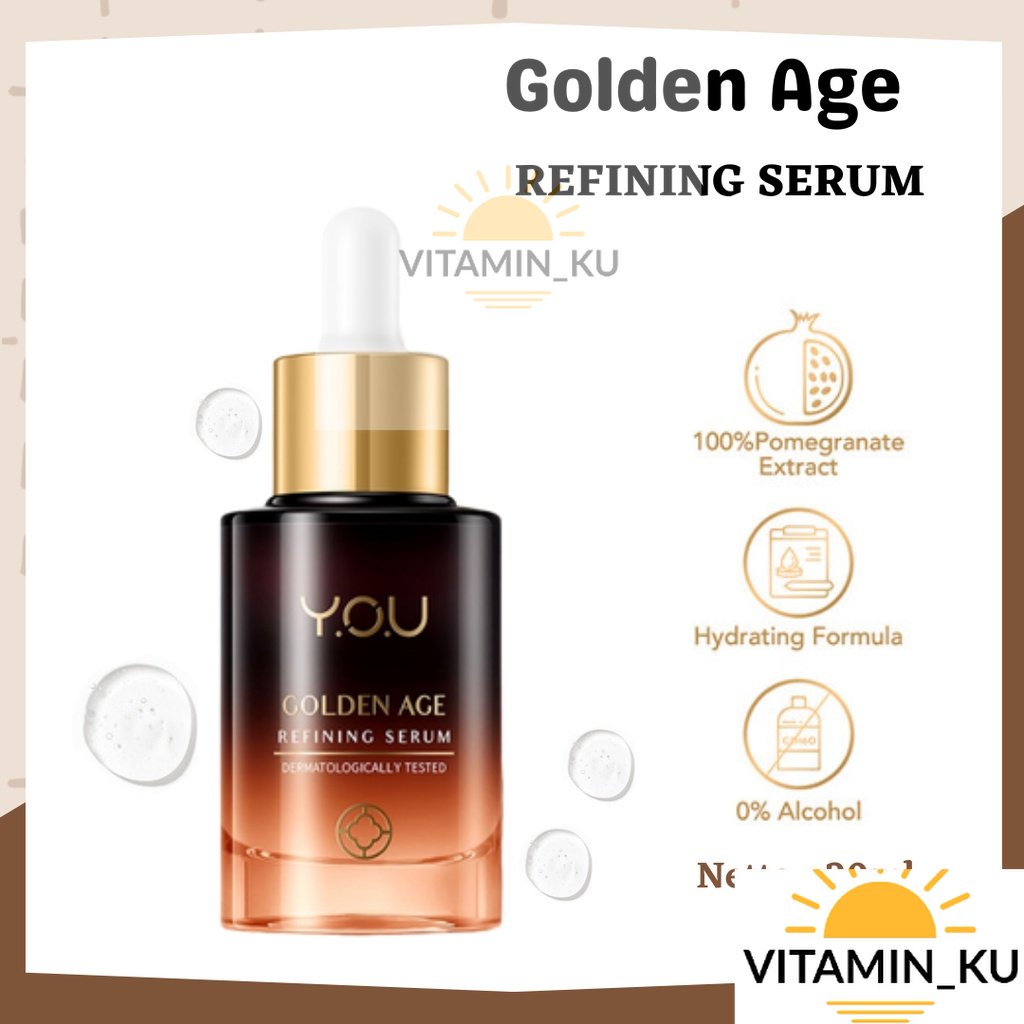 You Golden Age Refining Serum | Serum Wajah 20ml VITAMINKU