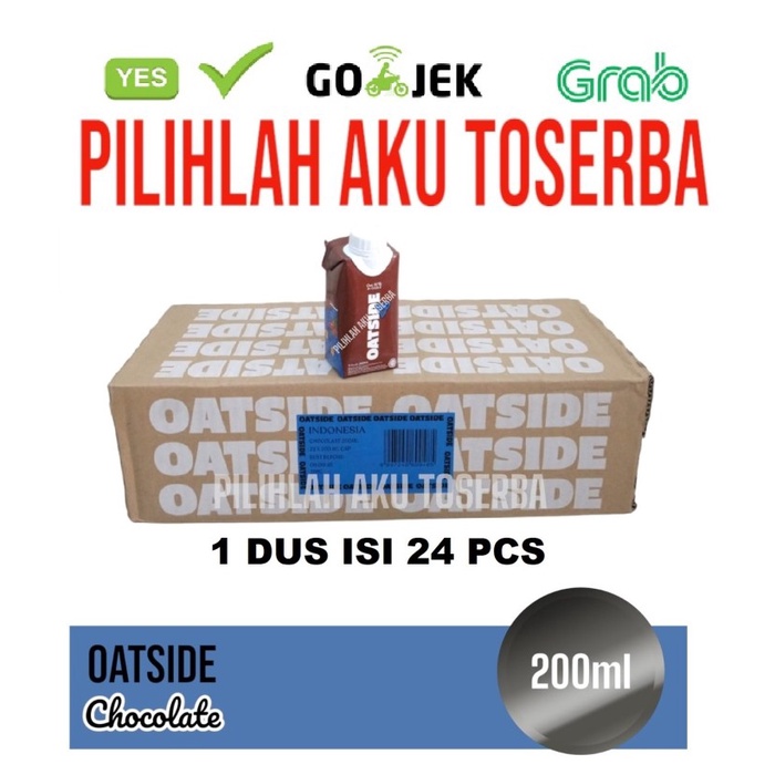 OATSIDE CHOCOLATE Susu Oat Milk 200 ml - ( 1 DUS ISI 24 pcs )