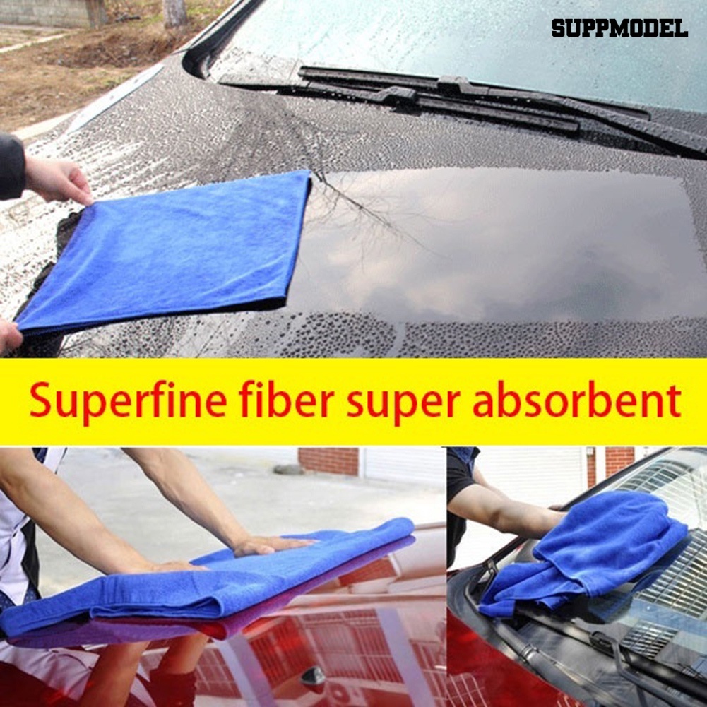 [SM]60x160cm Microfiber Besar Mobil Auto Care Wash Drying Polish Handuk Cleaning Cloth