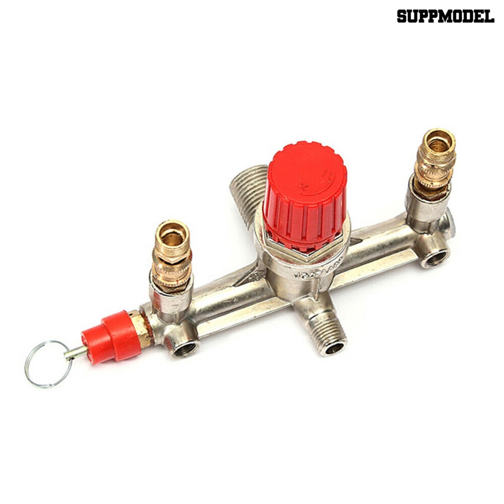 [SM] Bracket Alumunium Saklar Kompresor Angin Pressure Release Valve Pompa Parts Kit