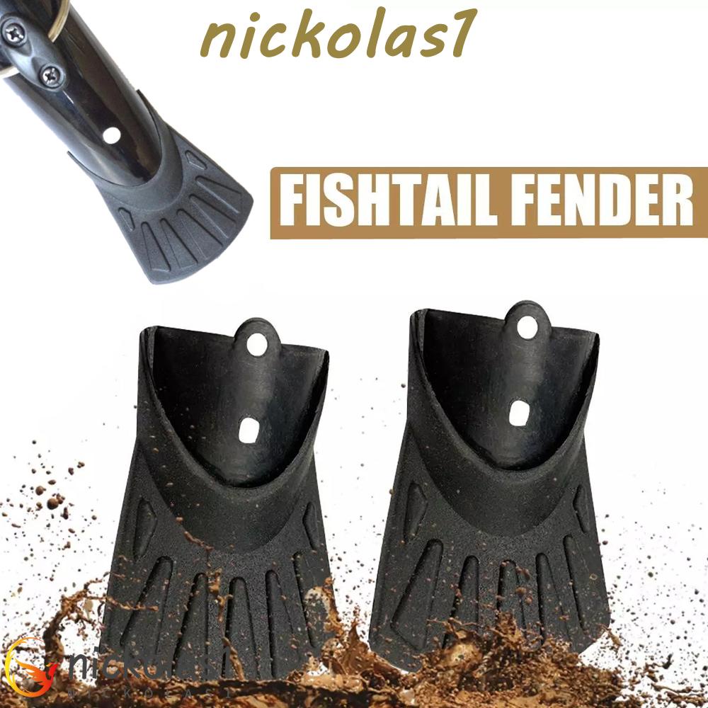 Nickolas1 Fender Fish Tail Sepeda Aksesoris Sepeda Jalan Tahan Lama Wearproof Fish Tail Cover MTB Sepeda Pelindung Lumpur