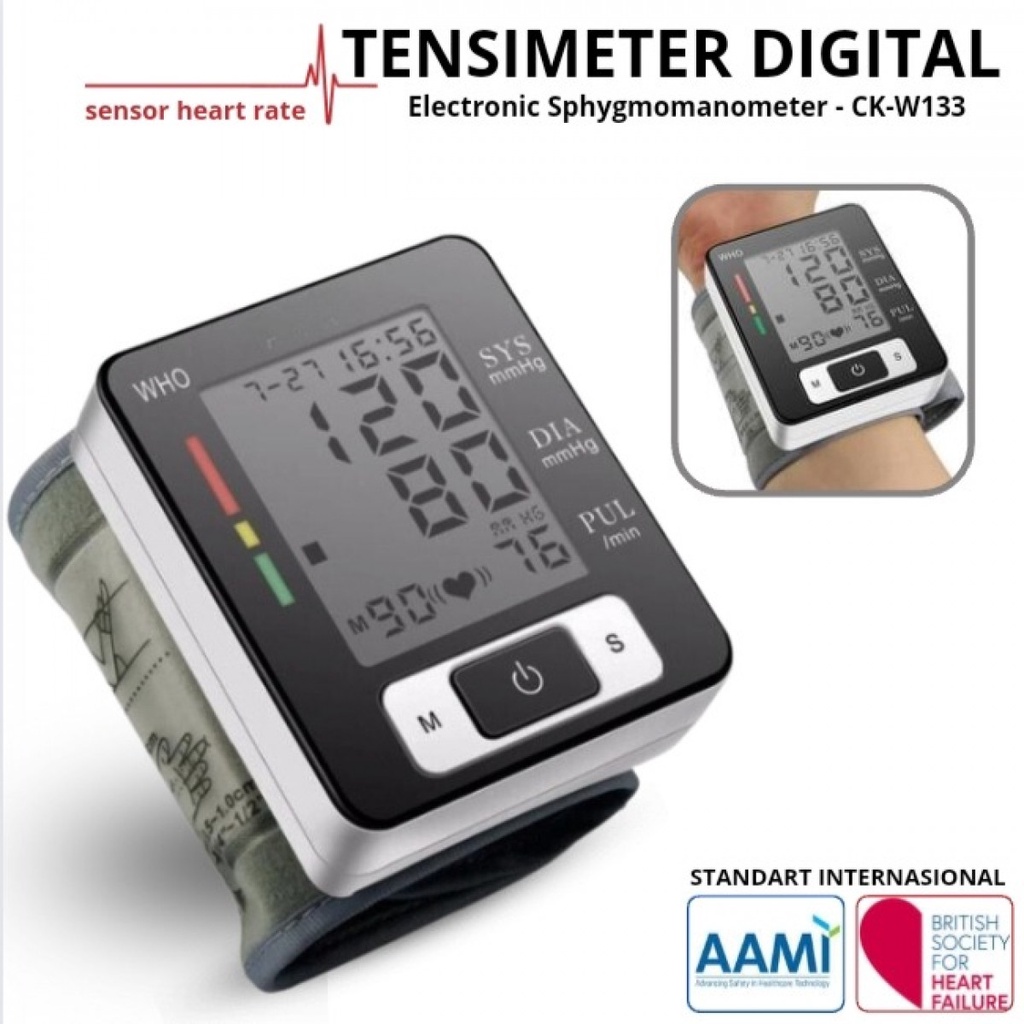 Tensimeter Digital Elektrik Pengukur Tekanan Darah CK-W133