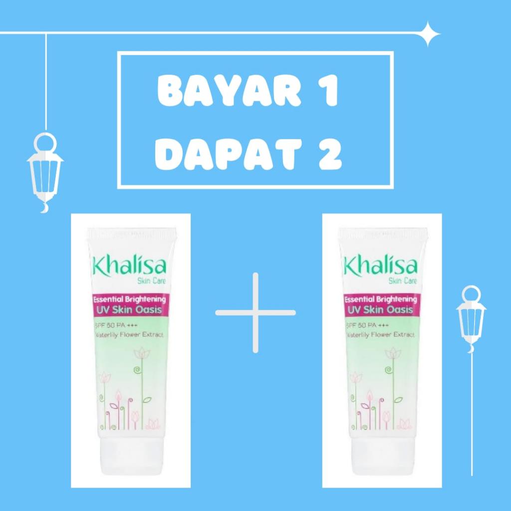 [BUY 1 GET 1 FREE ] KHALISA Essential Brightening UV SKIN OASIS 40gr