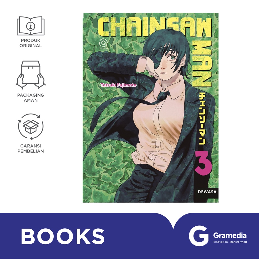 Komik Akasha  Chainsaw Man 03 (Tatsuki Fujimoto)