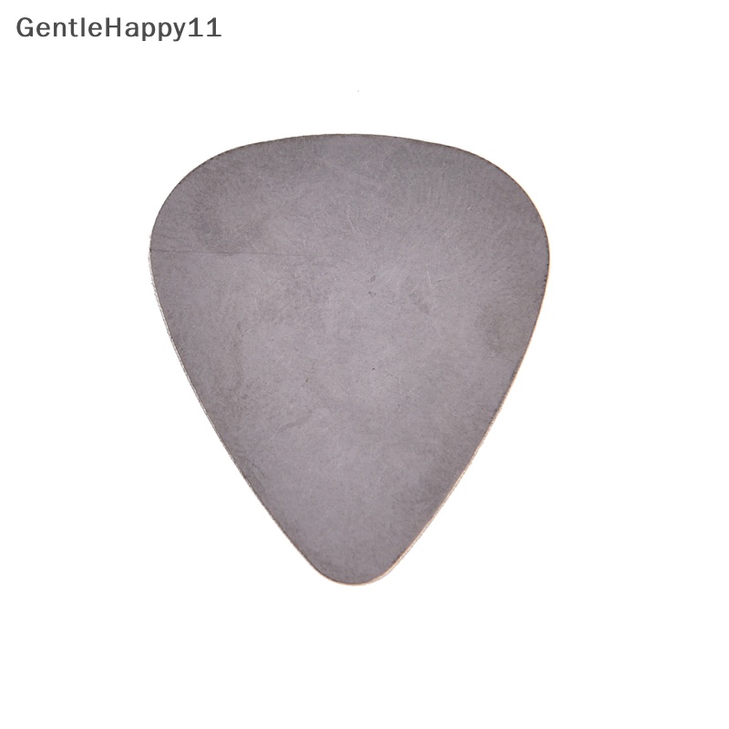 Gentlehappy 10pcs bass guitar picks stainless steel Akustik Gitar Listrik plectrum 0.30mm id