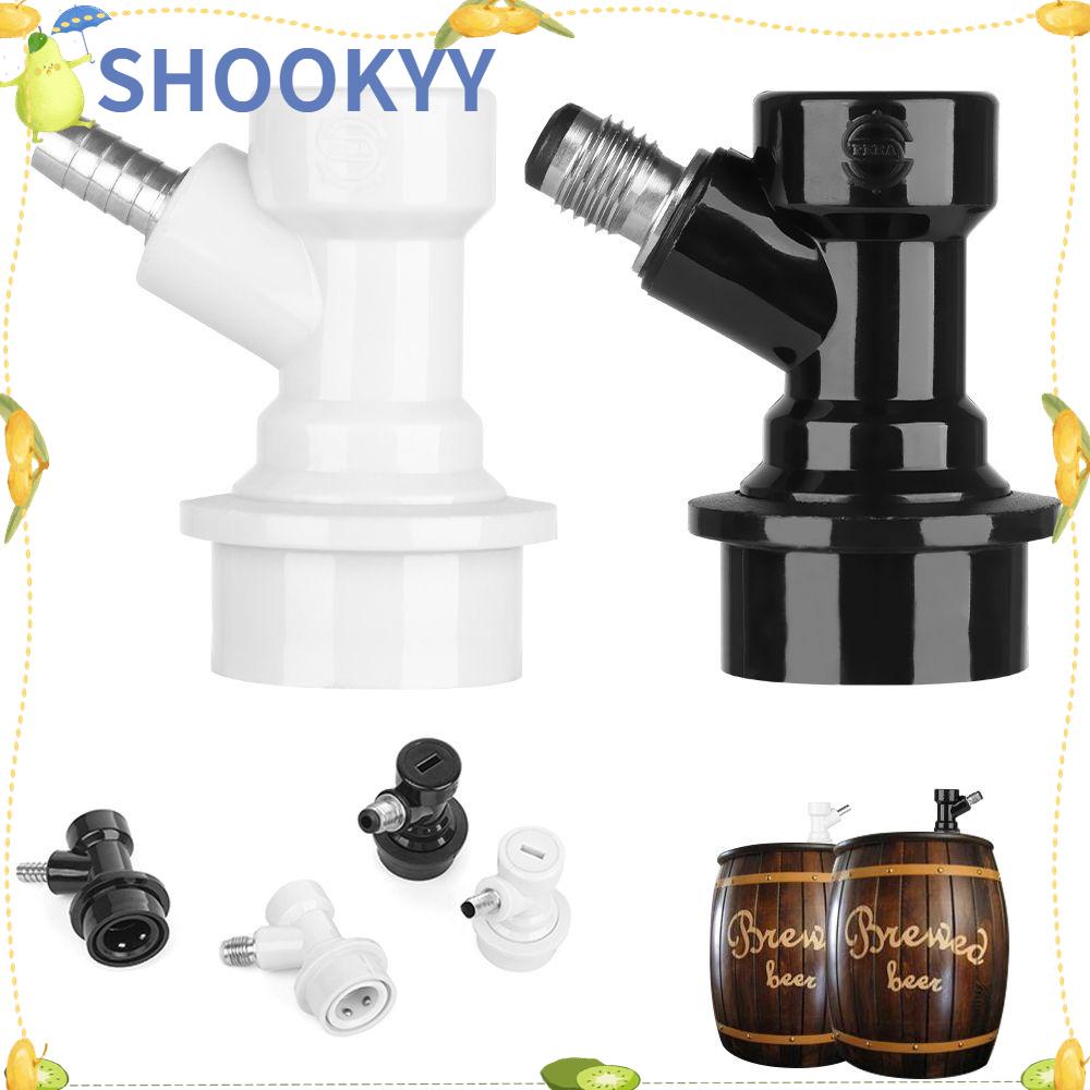 Chookyy Konektor Tong Bir Cairan Mur Putar Dapur/Konektor Gas Ball Lock Dispenser