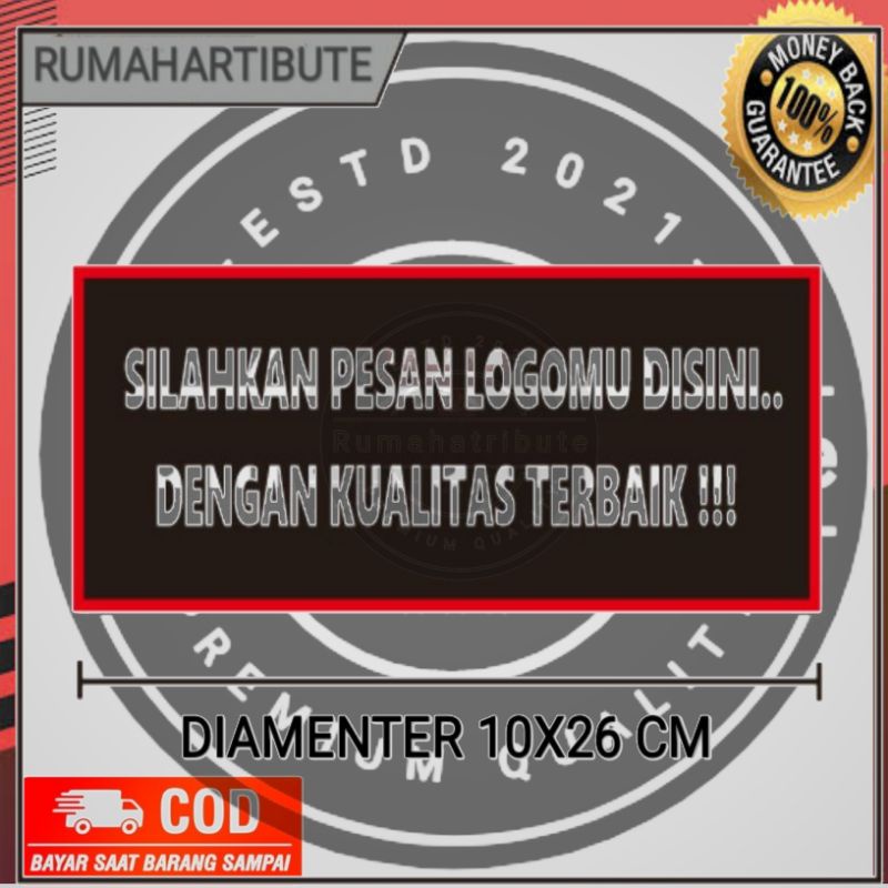 Bordir Costum bordir logo Satuan untuk di jaket&rompi | bordir logo belakang nyala di malam haribisa