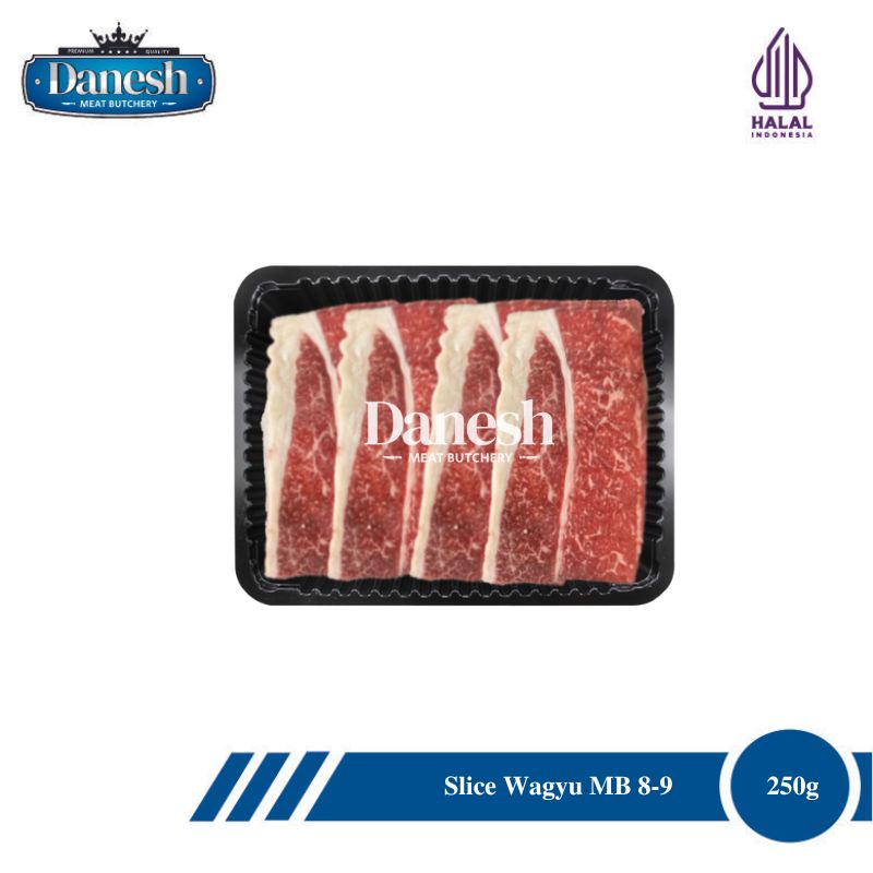 

Daging Wagyu Slice MB 89 Beef 250 gram Wagyu Slice Frozen Food US