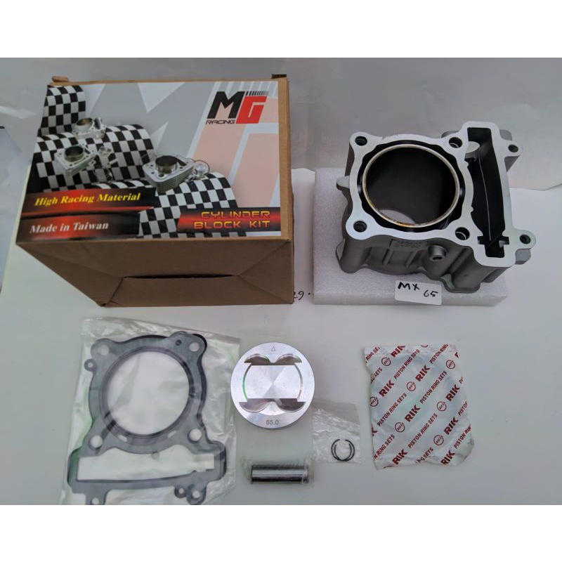 Blok mx 65 blok vixion 65 casting iron ring rik original merk MG racing