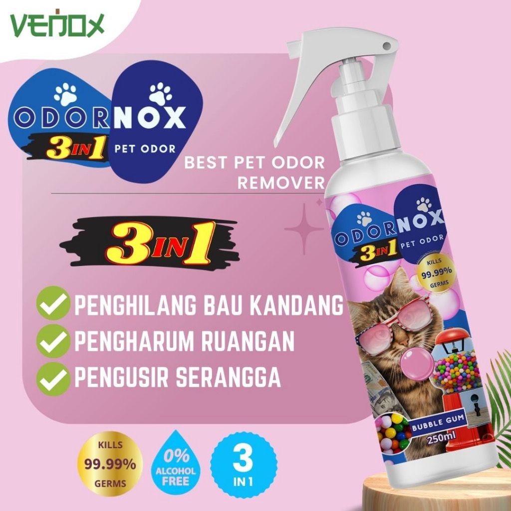 Odornox Venox Penghilang Bau Kandang Pengharum Ruangan Kandang Pet