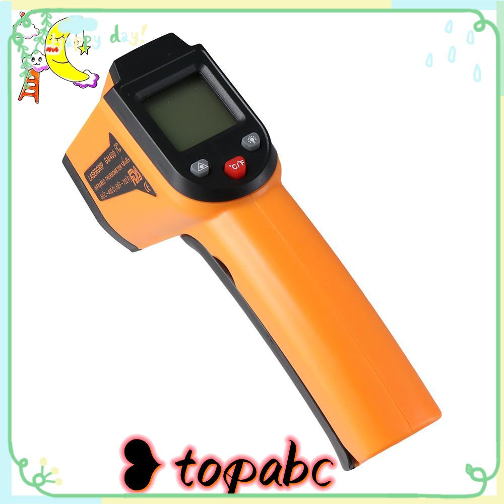 TOP Termometer Infrared Digital BBQ Makanan Genggam Non Kontak Bukan Untuk Manusia -50℃~400℃ (-58℉~752℉)