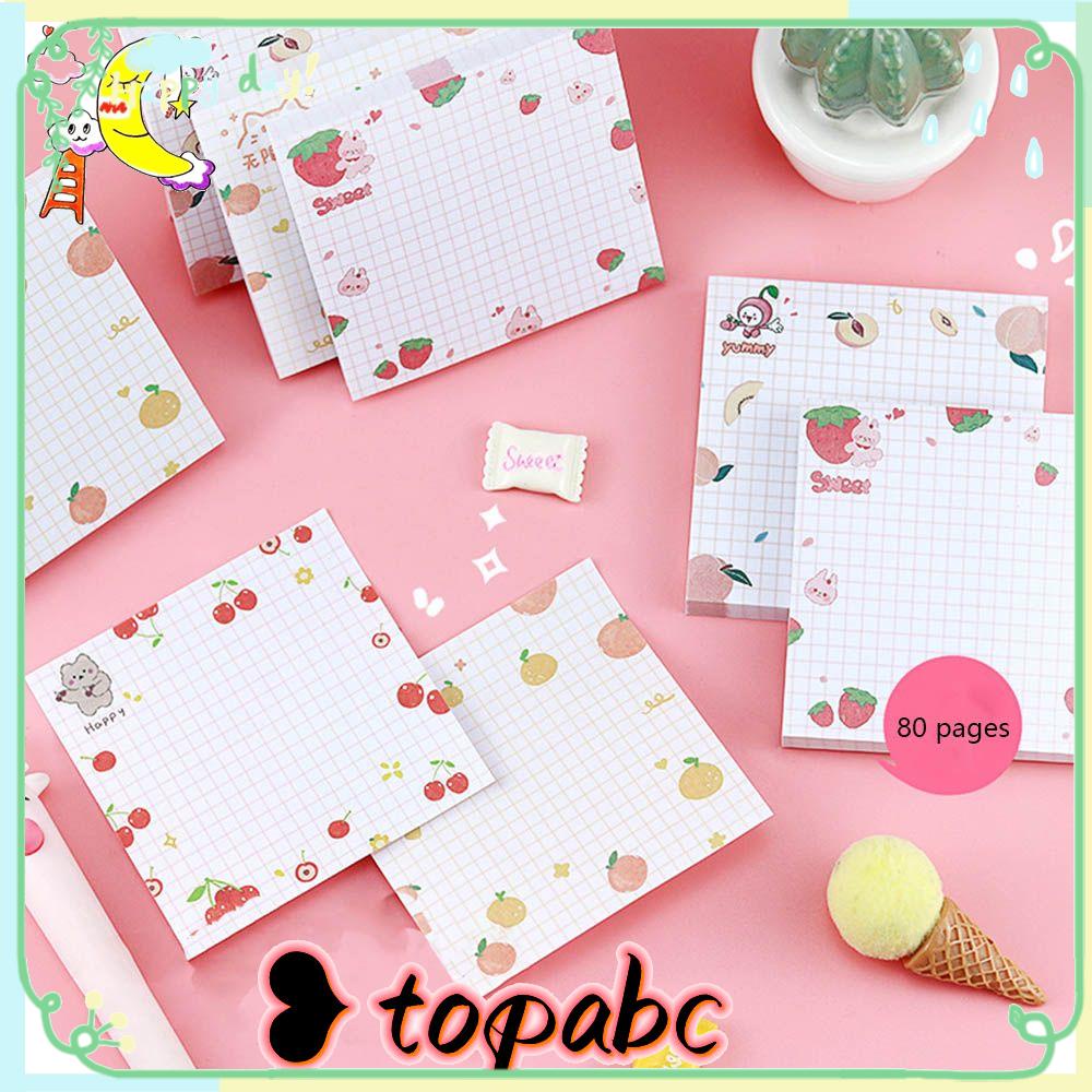 TOP Memo Pad Mini Kertas Pesan Scrapbooking Perlengkapan Kantor &amp; Sekolah Alas Tulisan Memo Notepad