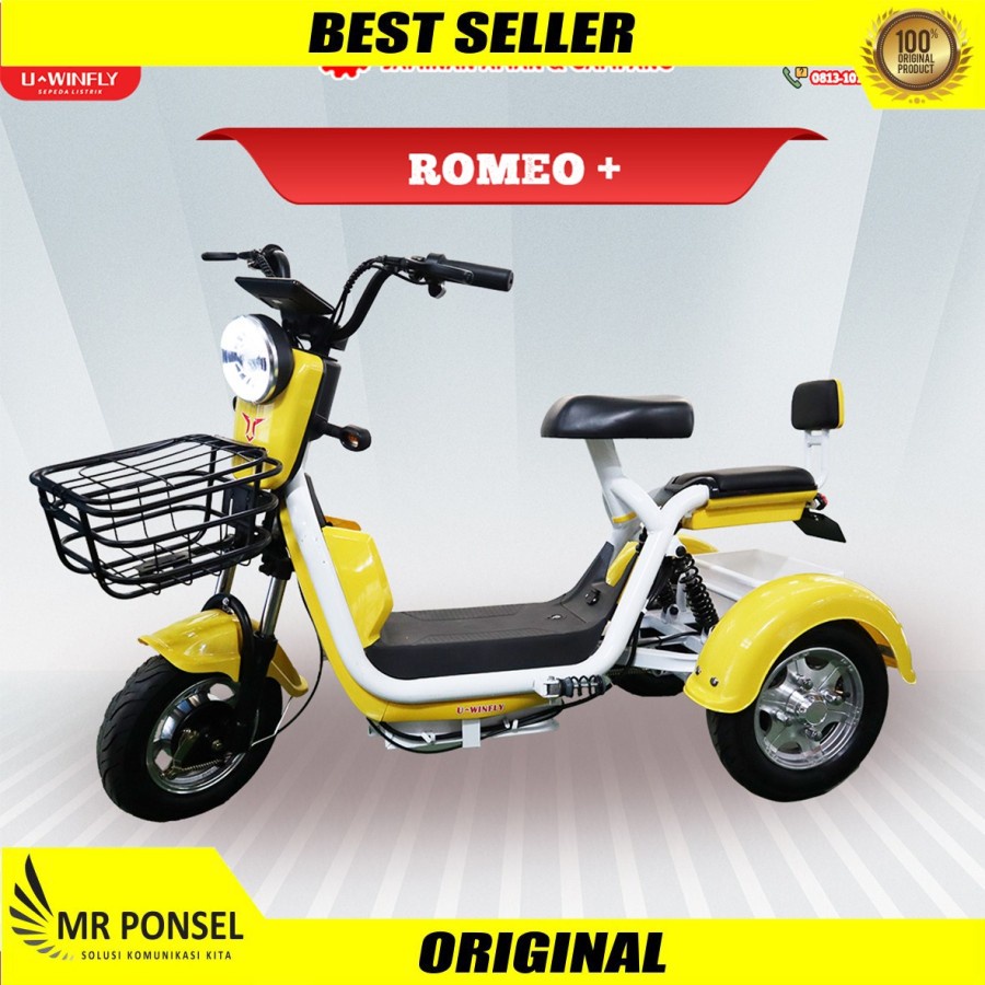 UWINFLY ROMEO NEW SERIES SEPEDA LISTRIK UWINFLY GARANSI RESMI