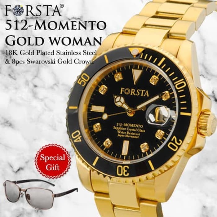 Jam Tangan Forsta 512 Momento Gold Woman