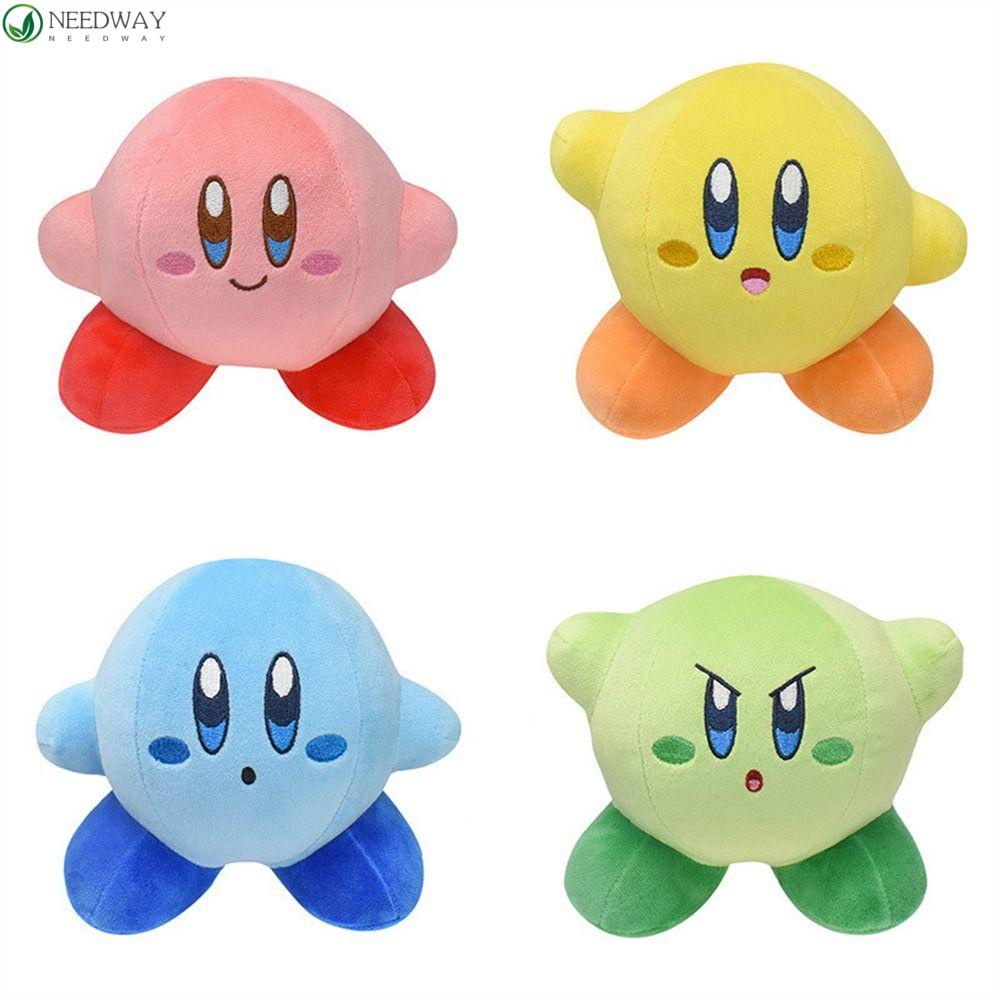 NEEDWAY Star Kirby Plush Doll 15cm Hadiah Ulang Tahun Anak Peluche Japan Anime Lembut Kirby Boneka Mainan