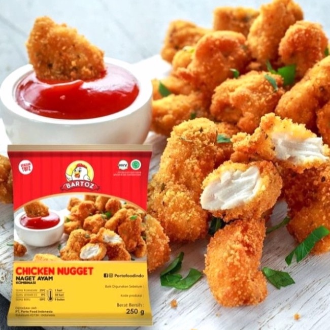 

Bartoz chicken nugget naget ayam 250 GR ORIGINAL