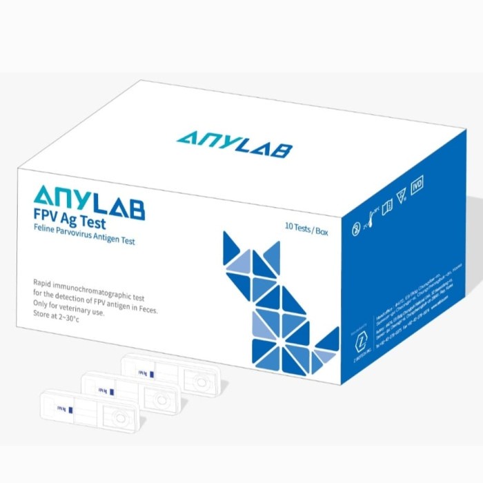 Feline Panleukopenia Virus FPV Ag Test Kit Parvo Kucing Panleu Antigen