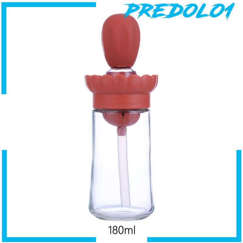 [Predolo1] Sprayer Minyak Goreng 6oz Dispenser Saus Portable Untuk Camping Piknik Baking Merah
