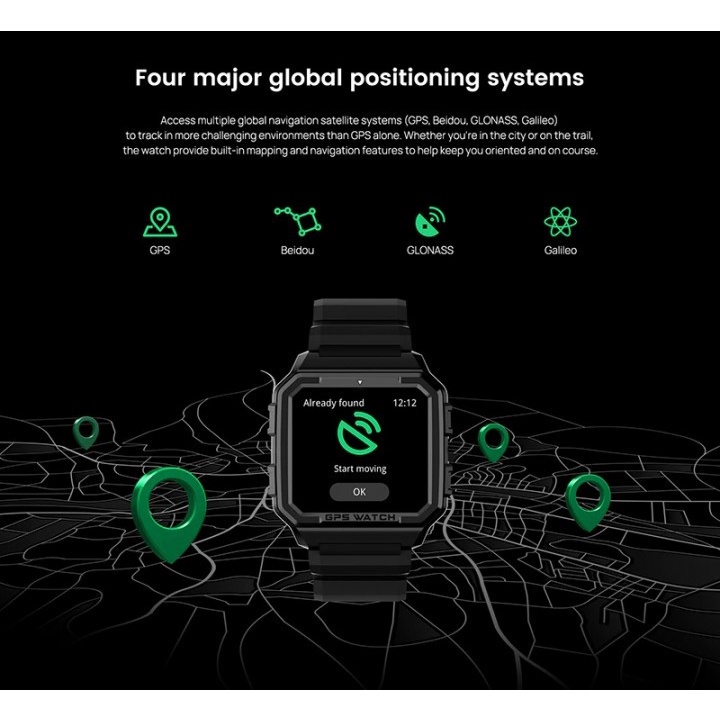 139 NORTH EDGE ALPHA PRO Health Smartwatch Built in GPS GLONASS Compass