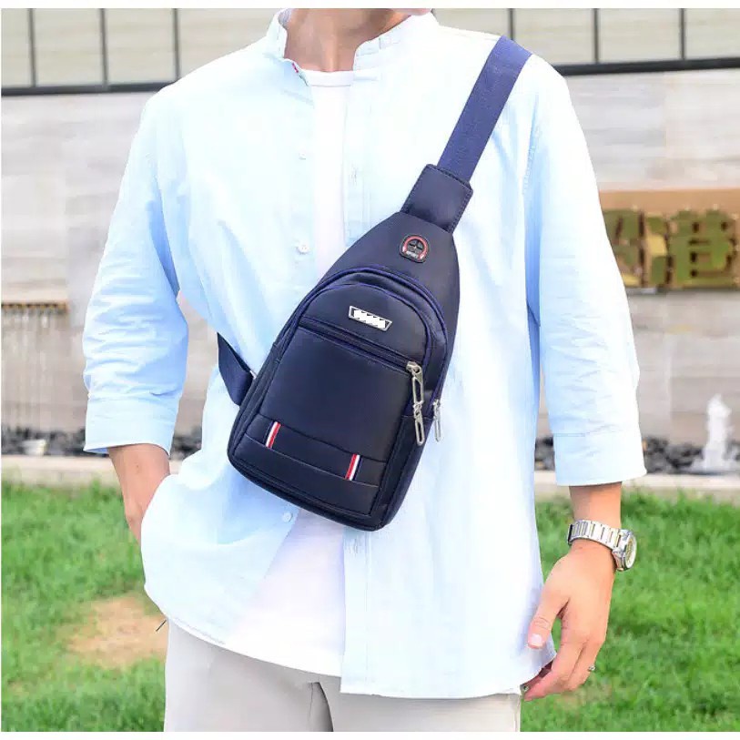 Waistbag Tas Selempang Pria Wanita JINGPIN IMPORT MR716